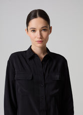 Ovs Contemporary Relaxed-Fit Shirt In Satin